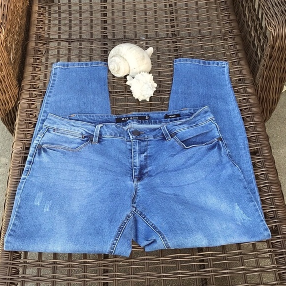 Max Blue Denim Classic Skinny Jeans Size 10